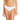 ROXY LOVE THE COMBER RIB HIPSTER BIKINI BOTTOMS-BRIGHT WHITE-XS-