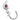 DOA C.A.L. LONG SHANK JIG HEADS-WHITE / RED EYE-1/8oz-