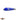 L.B. HUNTINGTON DRONE SPOON FLASH-SILVER/ BLUE-2 1/2-