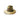 HEMLOCK BIG KIDS KOA UPF 50+ HAWAIIAN FLORAL STRAW LIFEGUARD HAT-