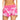 ROXY ENDLESS SUMMER BOARD SHORTS-SHOCKING PINK HELLO ALOHA