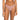 ROXY LOVE THE SUNSEEKER PRINTED RIB BIKINI BOTTOM-RUSTIC BROWN ANIMALIA DOTS-XS-