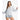 ROXY WILD AND FREE STRIPED PONCHO HOODIE-SNOW WHITE BEACHSIDE STRIPE-S-
