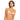 ROXY LOVE RIB THE SURF KNOT TRIANGLE BIKINI TOP-TOASTED NUT BLOOM BOOGIE-S-