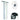 Tigress Oval Head SS Gunnel Mount Rod Holders 15-Degree 9" #88529