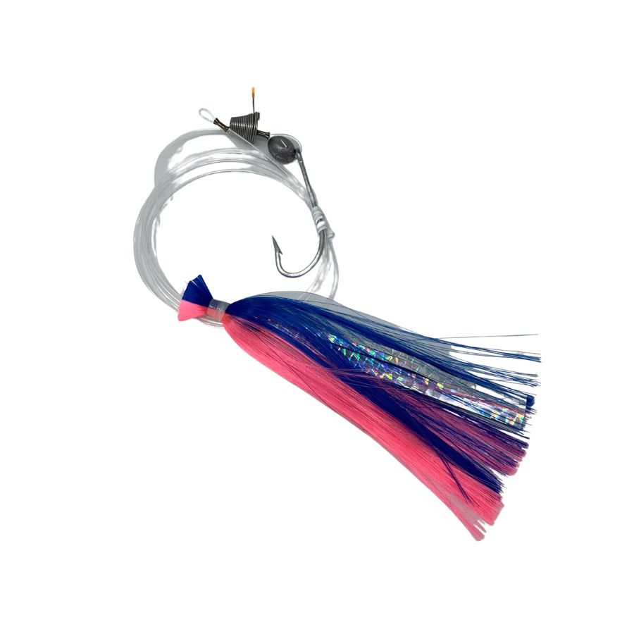 ballyhoo reel big fish BLUE WATER CANDY SEA WITCH 7/0 BALLYHOO RIG