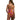 ROXY ISLAND TIME LACE UP SIDE ONE-PIECE SWIMSUIT