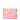 ALOHA LEI GARDEN MID POUCH PINK AND ORANGE