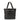 ALOHA PINSTRIPE DAY TRIPPER TOTE- BLACK/WHITE