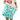 ALOHA PUAKENIKENI BUDS DAY TRIPPER TOTE BLUE LAGOON ON SANDSTONE