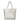 ALOHA MONOCHROME DAY TRIPPER TOTE- SILVER