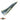 BOONE SQUID SKIRTS 4.25”-BLUE / SILVER / YELLOW STRIPE-10pk-