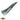 BOONE SQUID SKIRTS 4.25”-BLUE / SILVER / YELLOW STRIPE-10pk-