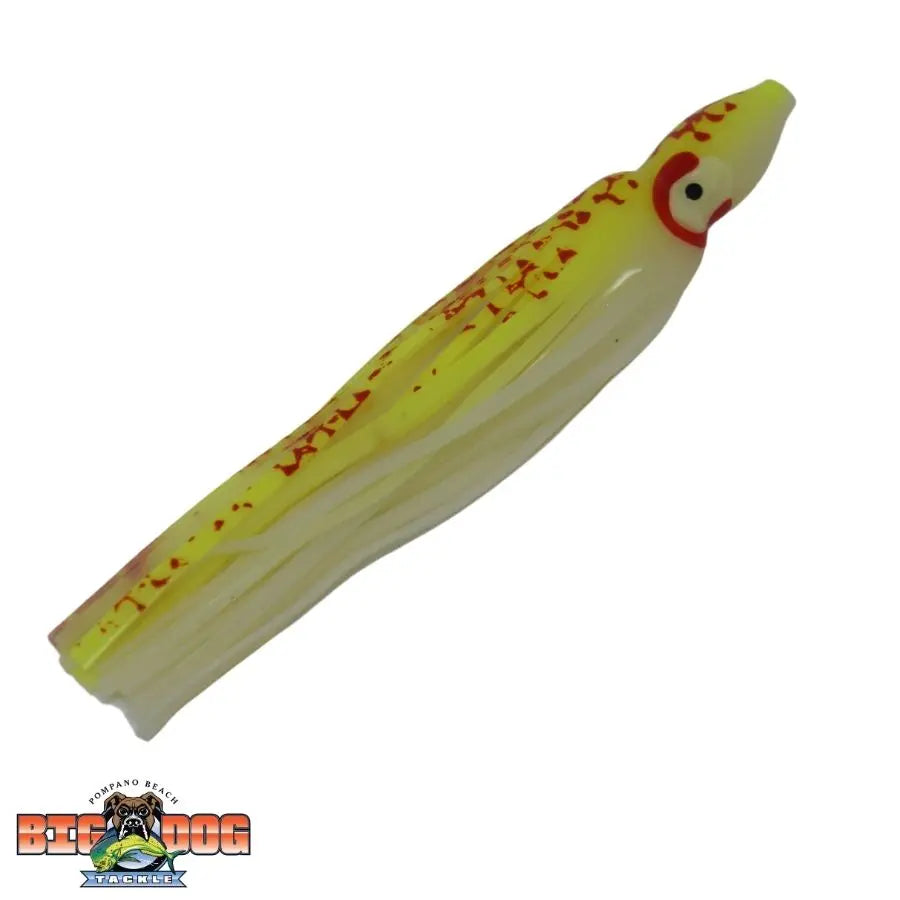 boone fishing lures Boone Big Game Trolling Squid Skirt 4 1/4" 10 Pack Blue/Silver Belly
