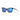COSTA MAY POLARIZED SUNGLASSES-SHINY BLACK-BLUE MIRROR GLASS (580G)-