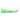C&H LURES RATTLE JET MONO RIGGED-PEARL GREEN / SILVER MYLAR-