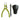 DANCO ADMIRAL ALUMINIUM 7.5" PLIERS-LIME FISH SCALE-