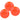 DANIELSON 8MM BEADS ORANGE 36PK