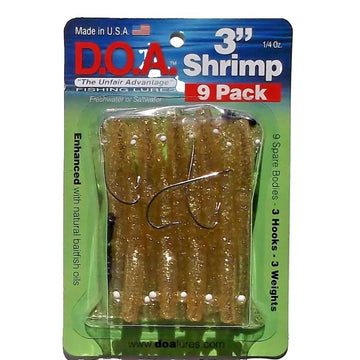 doa lures for surf fishing DOA SHRIMP SPARE PARTS 9 PACK
