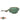 DOG LEASH NYLON TUNA-SEAFOAM / TAN-4ft-