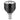GOMEXUS POWER KNOB CNC 30MM-BLACK / SILVER-