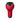 GOMEXUS TPE RUBBER POWER KNOB 27MM-BLACK / RED-