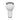 GOMEXUS TPE RUBBER POWER KNOB 27MM-WHITE / SILVER-