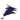 GYPSY FEATHERS-PURPLE/BLACK-