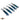GYPSY LURES 3D SQUID LURES-BLUE-LARGE-