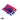 GYPSY LURES SQUID SKIRTS-BLUE/ FUSIA-4.5"-