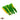 GYPSY LURES SQUID SKIRTS-GREEN/ ORANGE-4.5"-