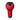 Gomexus TPE Rubber Power Knob 27mm Black Red