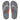 Grundens Deck Hand Sandal Momument Grey Pair Top