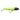 HEDDON SUPER SPOOK JR. TOPWATER BAIT-CHARTREUSE / BLACK HEAD-