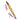 JOHNNY JIGS TORPEDO JIG-GOLD RED GLOW ZEBRA-500G-