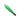 L.B. HUNTINGTON DRONE SPOON FLASH-SILVER/ GREEN-3 1/2-