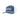 LADIES FISH-OFF BLUE/WHITE WITH WHITE NAME ROPE HAT