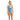 PELAGIC NAPLES REV ONE PEICE SWIMSUIT-BLUE