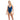 PELAGIC NAPLES REV ONE PEICE SWIMSUIT-BLUE