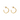 PURAVIDA DIAMOND CUT HOOP EARRINGS GOLD