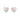 PURAVIDA PASTEL VINTAGE HEART STUD EARRING SILVER