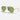 RAY-BAN RB3689 AVIATOR II POLORIZED SUNGLASSES-GOLD-GREEN-