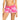 ROXY ENDLESS SUMMER BOARD SHORTS-SHOCKING PINK HELLO ALOHA-XS-