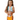 ROXY GIRL'S COLORS OF THE SUN TWO PIECE CROP TOP BIKINI SET