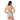 ROXY GOLDEN GLOW LACE UP BANDEAU BIKINI TOP