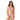 ROXY GOOD VIBES ONLY MITERED TIE SIDE CHEEKY BIKINI BOTTOM