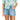 ROXY KISSING THE SWELL DENIM SHORTS
