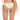 ROXY LOVE THE BAJA BIKINI BOTTOMS-TAPIOCA CRAZY HIBISCUS