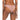 ROXY LOVE THE SUNSEEKER PRINTED RIB BIKINI BOTTOM-RUSTIC BROWN ANIMALIA DOTS