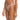 ROXY LOVE THE SUNSEEKER PRINTED RIBBED BIKINI BOTTOM